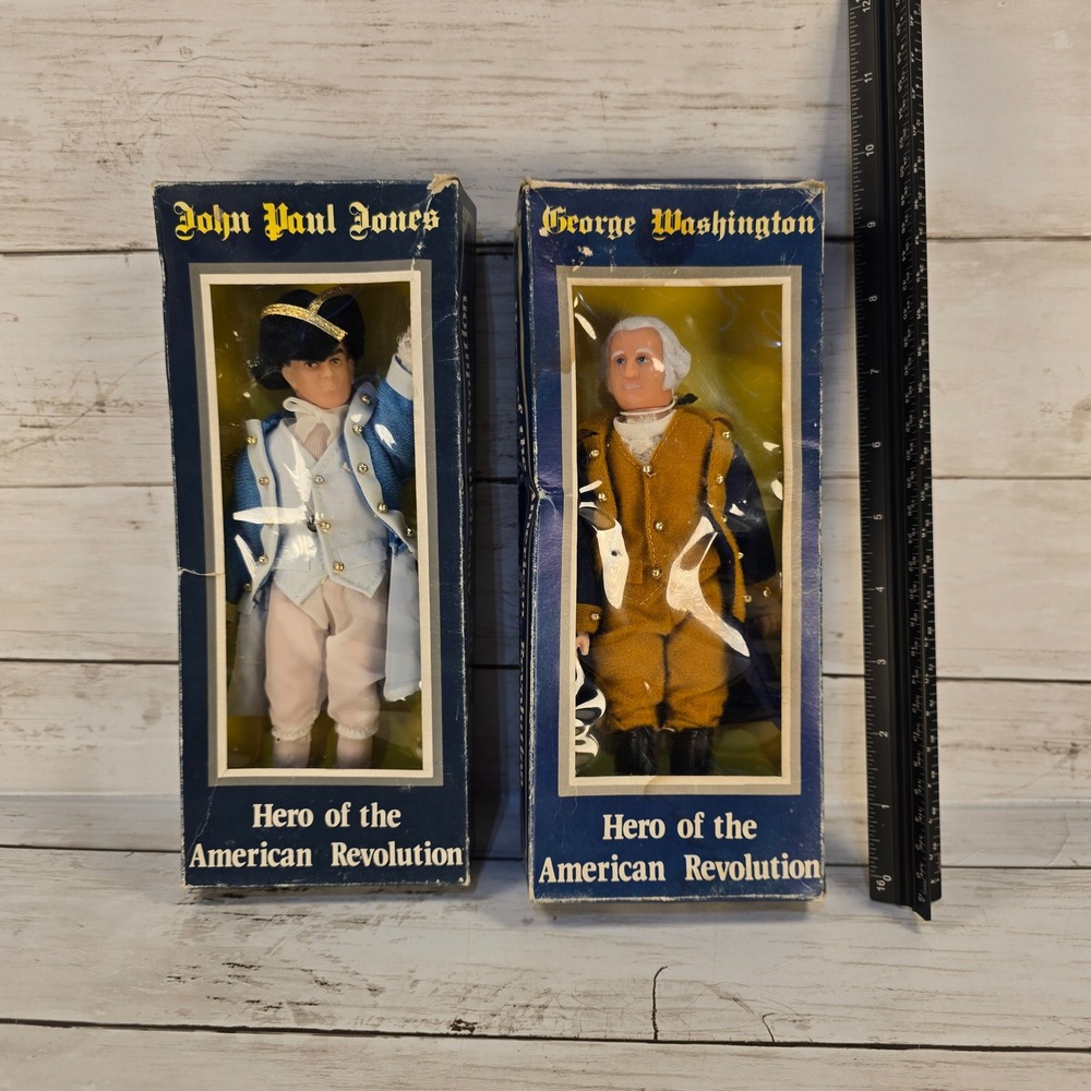 VTG Heroes of the American Revolution George Washington John Paul Jones Dolls